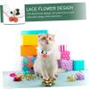 Adjustable Cat Collar with Lace Ornament view 3