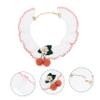 Adjustable Cat Collar with Lace Ornament view 4