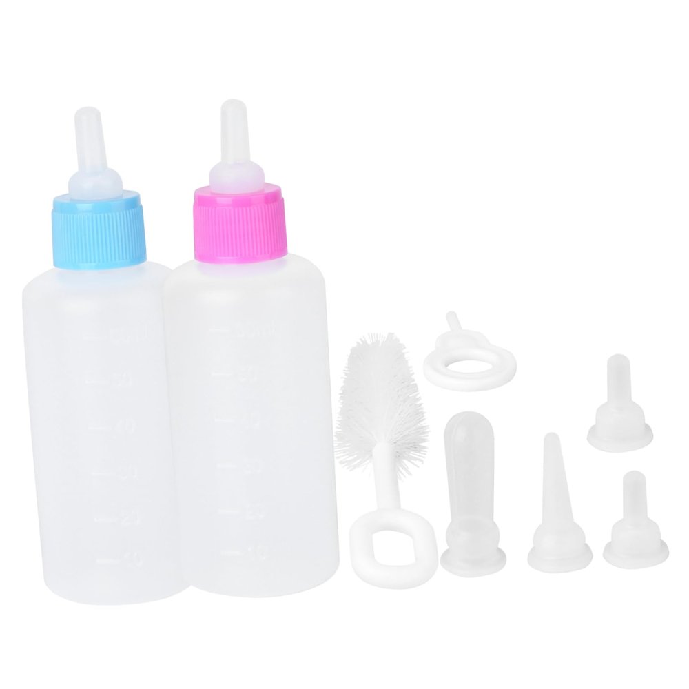 WEKAMOS 2-Pack Pet Feeding Bottles 60ml