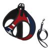 Dog Harness and Leash with Tennessee Flag view 1
