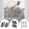 Baby Gate Hardware Mounting Kit with Latches, Brackets, Screws and Extensions view 2