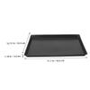 Abaodam Black ABS Pet Tray, Leakproof and Easy to Clean, for Rabbit and Dog Cages view 2