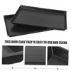 Abaodam Black ABS Pet Tray, Leakproof and Easy to Clean, for Rabbit and Dog Cages view 3