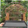 Abaodam Black ABS Pet Tray, Leakproof and Easy to Clean, for Rabbit and Dog Cages view 4