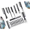 20-Piece Multifunction Comb Set for Men, Wide-Tooth Barber Combs view 4
