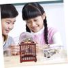 UPKOCH Round Cage with Decorative Wooden Lid for Beetles and Crickets, Portable Dark Wood Insect Enclosure, Random Style view 3