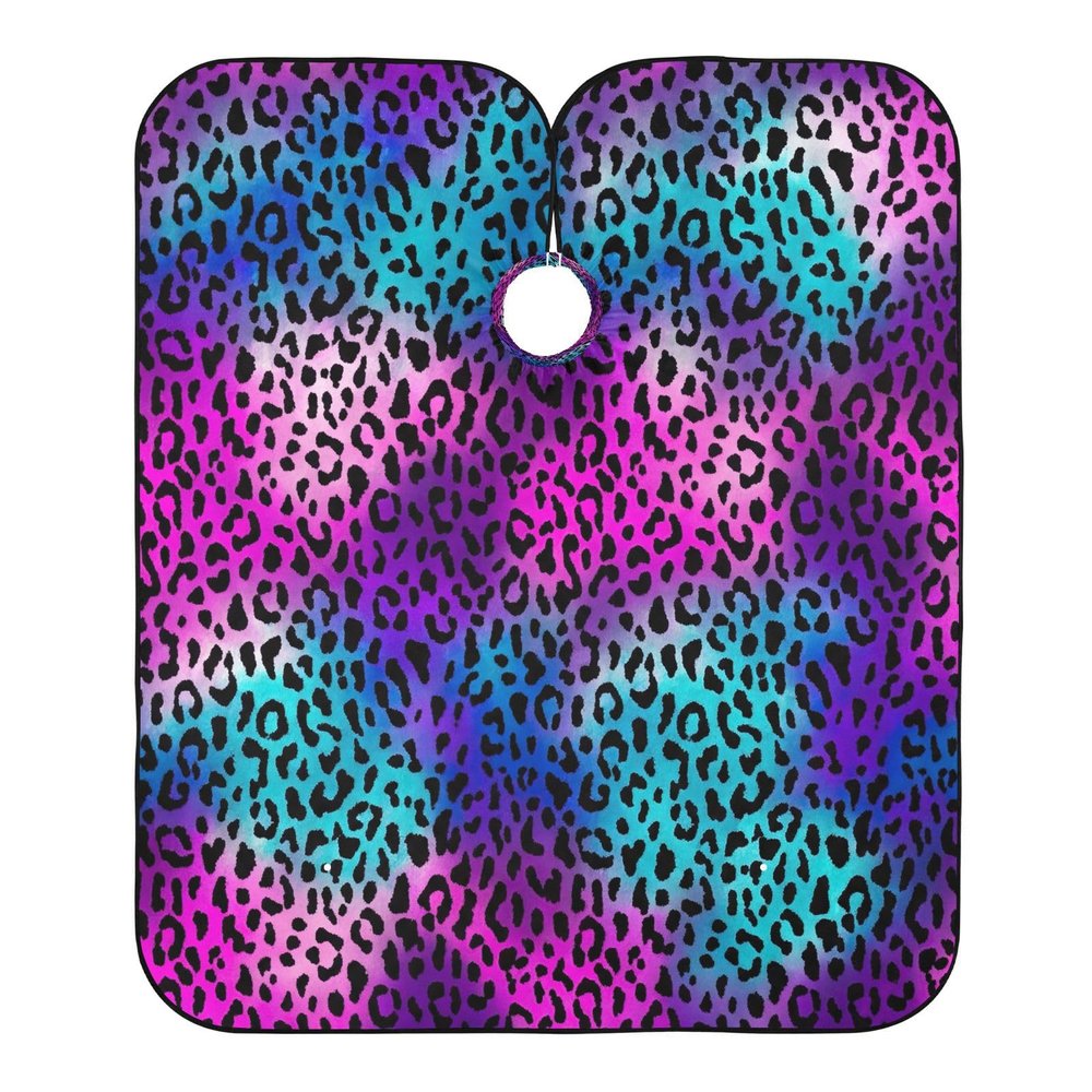 RPLIFE Leopard Print Haircut Cape, Washable Styling Cape