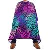RPLIFE Leopard Print Haircut Cape, Washable Styling Cape view 2