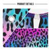 RPLIFE Leopard Print Haircut Cape, Washable Styling Cape view 4
