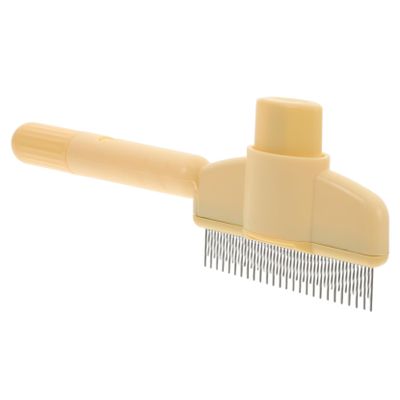 TOYANDONA Self-Cleaning Dog and Cat Grooming Comb with Ergonomic Handle