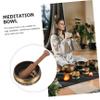 NIYANGLE Handmade Tibetan Singing Bowl with Wooden Mallet, Random Style view 3