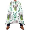 RPLIFE Cute Koala Green Bib, White Salon Cape, Waterproof, for Adults, 165 x 140 cm view 2