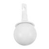 White Plastic Blind Cane Tip with Ball Head view 1