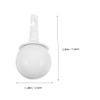 White Plastic Blind Cane Tip with Ball Head view 2