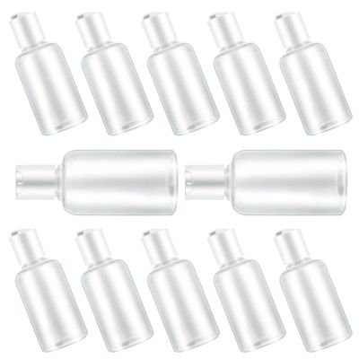 IMIKEYA 12 Refillable Travel Bottles, 75 mL, Plastic, for Shampoo