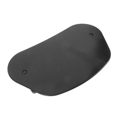 HANABASS Bicycle Handlebar Hanging Ornament, Black Plastic, Blank Smooth Surface for Writing or Painting, for Mountain Bikes and Bicycle Decoration