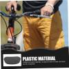 HANABASS Bicycle Handlebar Hanging Ornament, Black Plastic, Blank Smooth Surface for Writing or Painting, for Mountain Bikes and Bicycle Decoration view 3