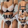 RYTEJFES Women's Lingerie Sets, Sexy French Maid Costume, Bra and Sissy Cosplay Outfit view 2