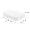 KAILIKETIY 2-Pack White Eyelash Boxes, PP and Low-Magnetic Material, Holds 3 Pairs of False Eyelashes view 2