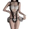 Red Anime-Inspired Lingerie Costume Set for Women, XXL view 1