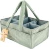 RZXBB Baby Diaper Caddy Organizer with Removable Dividers view 1