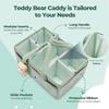RZXBB Baby Diaper Caddy Organizer with Removable Dividers view 2