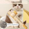 Flea Comb for Cats, 2Pcs Self-Cleaning Flea Comb and Grooming Brush for Pets (A-Green+B-Yellow) view 2