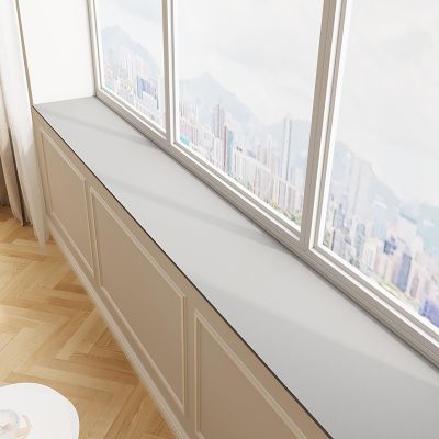 Dailify Cut-to-Size Window Sill Mat, Waterproof Protective Pad, Light Gray, 70.9 x 13.8 in