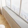 Dailify Cut-to-Size Window Sill Mat, Waterproof Protective Pad, Light Gray, 70.9 x 13.8 in view 1