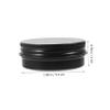 VINTORKY 20-Pack 30 ml Black Aluminum Cosmetic Jars with Screw Lids view 4