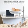 Desk Cat Lounger, 360° Rotating Adjustable Nest view 2