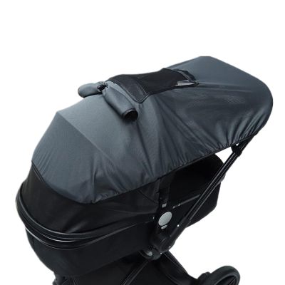 Stroller Sun Shade Canopy with Roll-Down Window