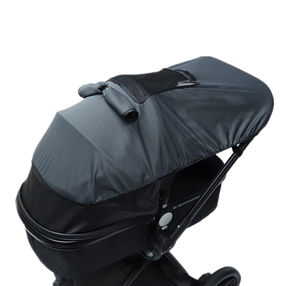 Stroller Sun Shade Canopy with Roll-Down Window
