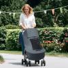 Stroller Sun Shade Canopy with Roll-Down Window view 2