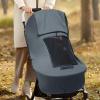 Stroller Sun Shade Canopy with Roll-Down Window view 3