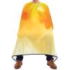 RPLIFE Watercolor Hairdressing Cape for Adults, Haircut Apron for Salon Clients, Orange/Yellow view 2