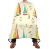RPLIFE Haircut Cape with Cute Sailboat, Light Yellow view 2