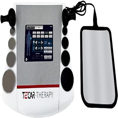Tecar Therapy Diathermy Device, CET/RET, 4 Modes, 10 Body Areas, 300–448 kHz