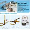 OCCI CHIARI Oversized Square/Rectangle Reading Glasses for Men, Brown, 300 view 4