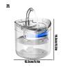 2 L Quiet Automatic Cat Water Fountain with Drinking Bowl view 2