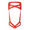 JOCKMAIL Men's Body Harness Underwear, Sexy One-Piece with Cut-Out Design, Low-Rise T-Back Brief (Orange, One Size) view 1