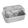 Hamster Cage, 2-Tier Small-Rodent Habitat with Exercise Wheel, 35 x 25 x 20 cm view 1