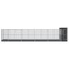 Emmtore Silver Steel Aviary with Extension, 1037 x 203 x 216 cm view 3
