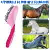 Horse Mane and Tail Brush with Ergonomic Handle view 4