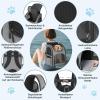Dog Backpack up to 10kg, Pet Rucksack with Mesh Window - Gray view 4
