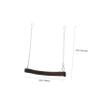 Toyvian 2-Pack Birdcage Accessories Parrot Perch with Natural Wood view 2
