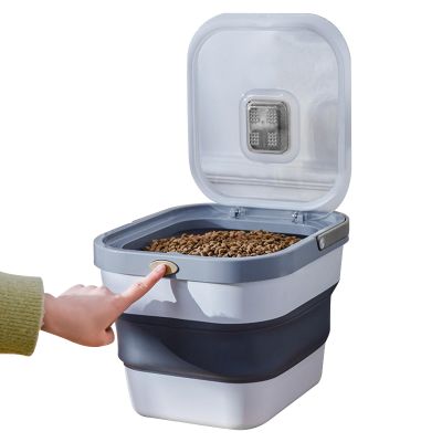 Foldable Pet Food Storage Container