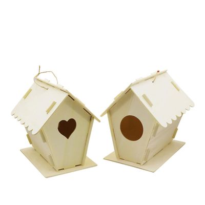 CIYODO 2-Pack Wooden Birdhouse