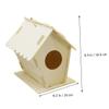 CIYODO 2-Pack Wooden Birdhouse view 2