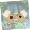 CIYODO 2-Pack Wooden Birdhouse view 3